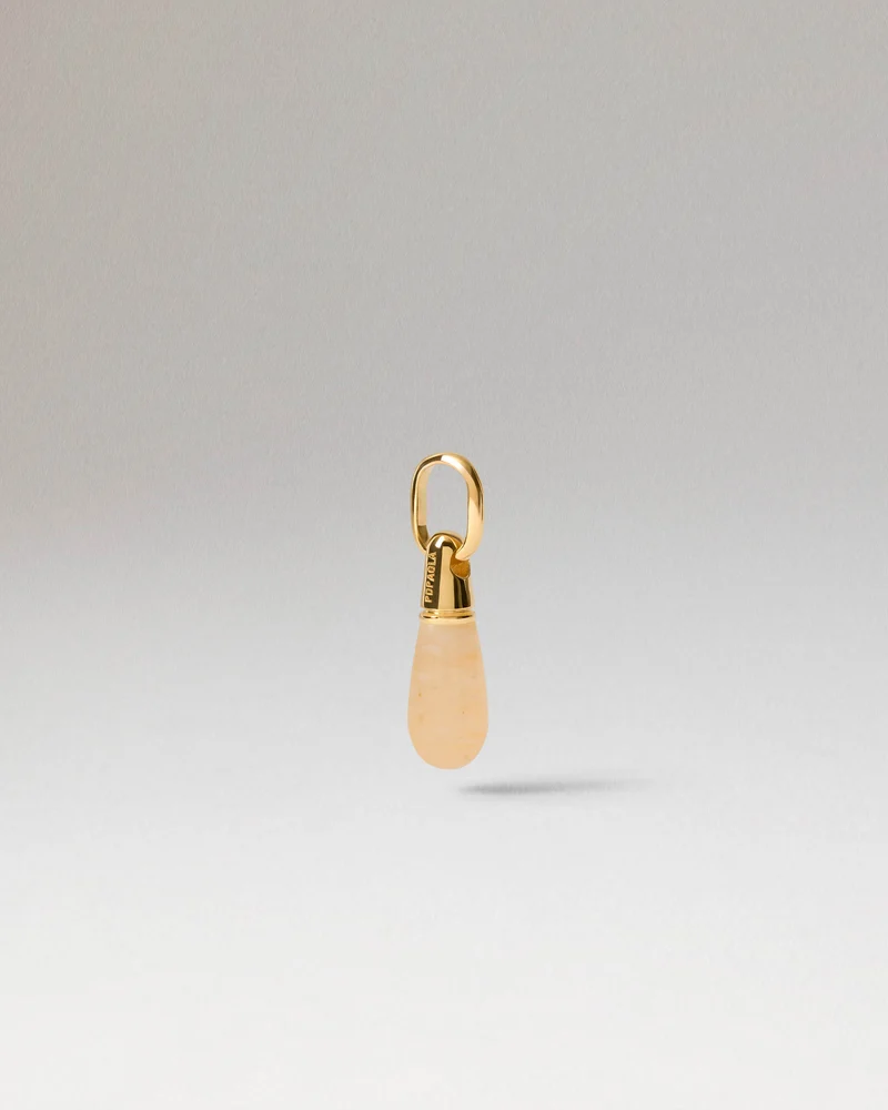 Yellow Aventurine Drop Pendant