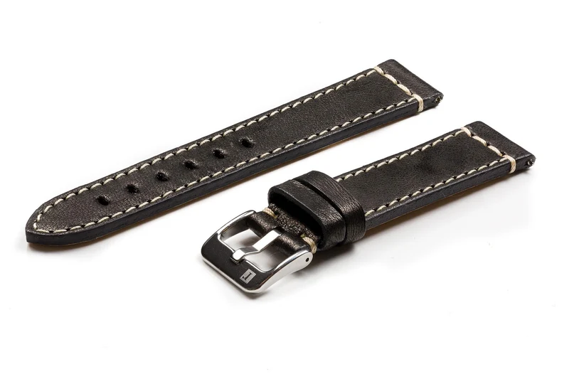 ColaReb Parma – Cinturino Casual per Orologio in Cuoio, 20/22 mm