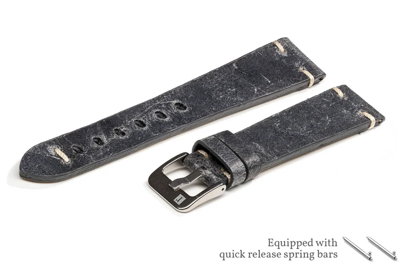 ColaReb Firenze – Cinturino per Orologio in Cuoio Vintage, 20/22 mm