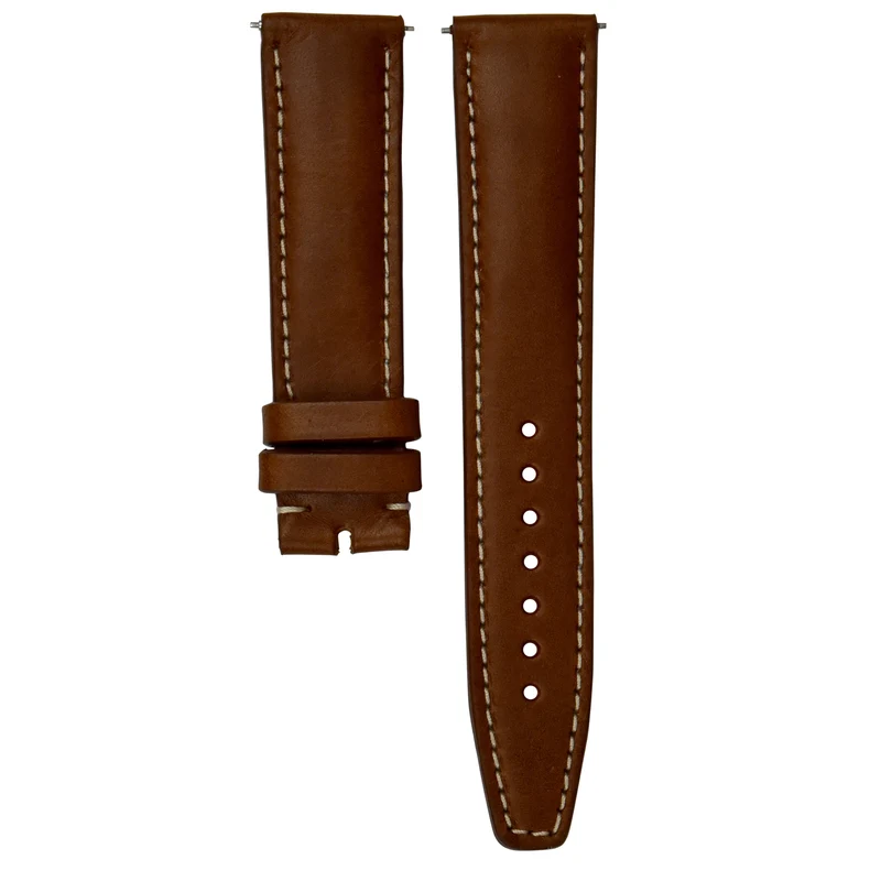 Monochrome - Cuoio Toscane - Cinturino in pelle di vitello - Cognac