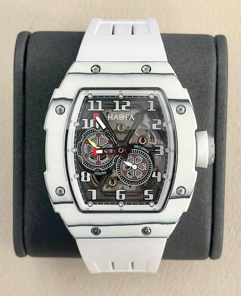 Haofa Carbon TPT Car Rim Designe Automatic Watch