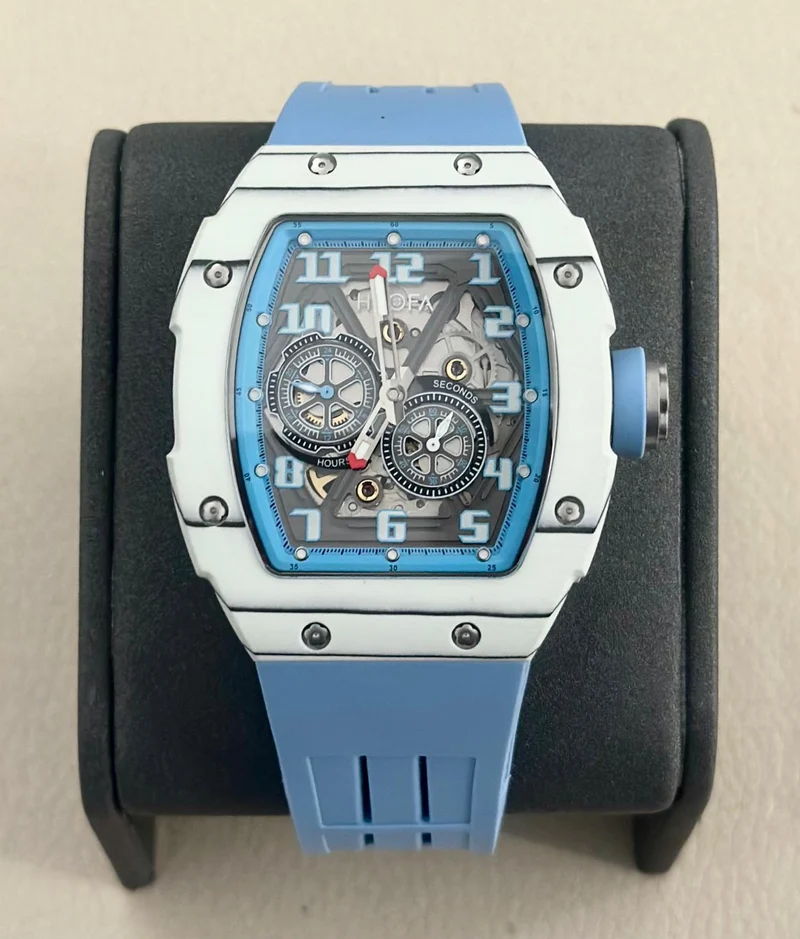 Haofa Carbon TPT Car Rim Designe Automatic Watch