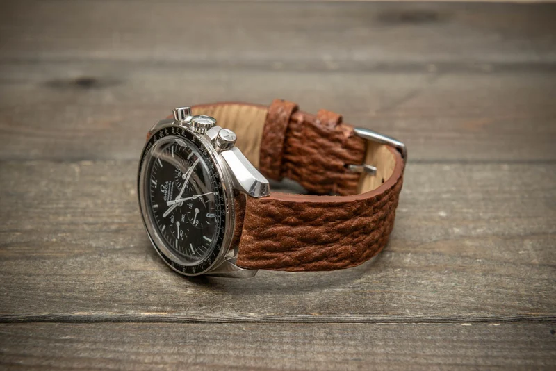 Copper Reef – Handmade Shark Leather Watch Strap