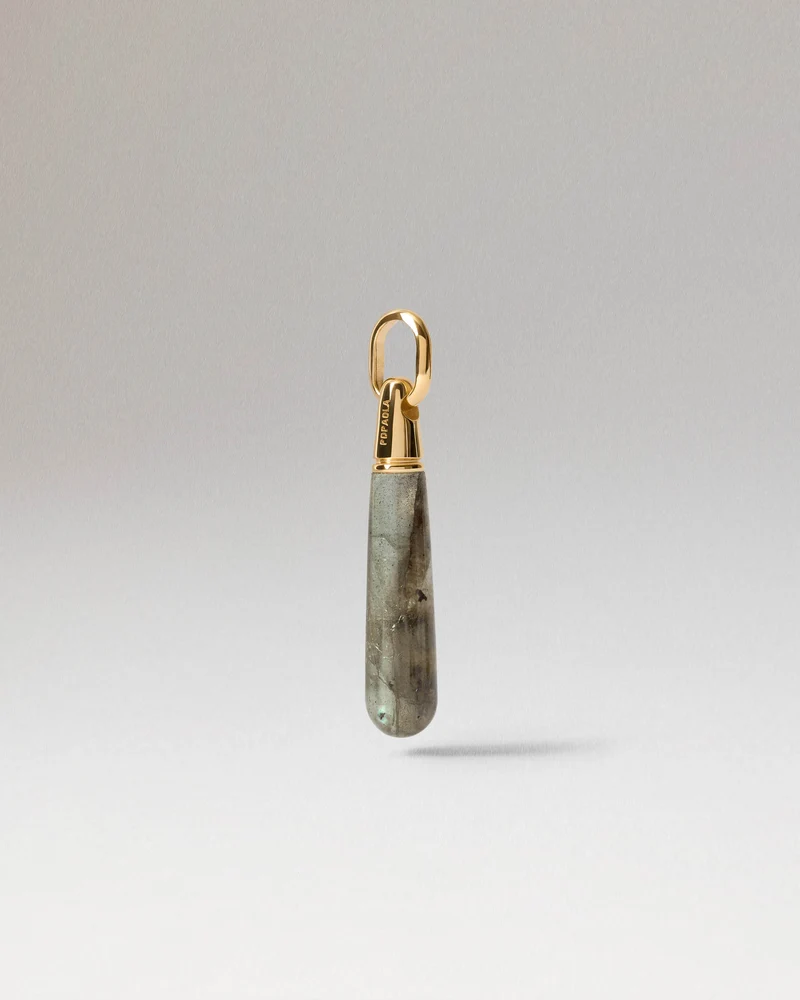 Labradorite Large Drop Pendant