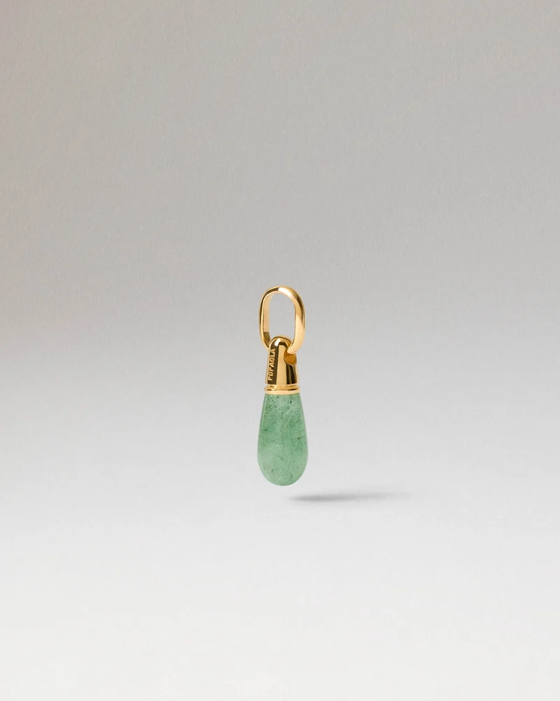 Green Aventurine Drop Pendant