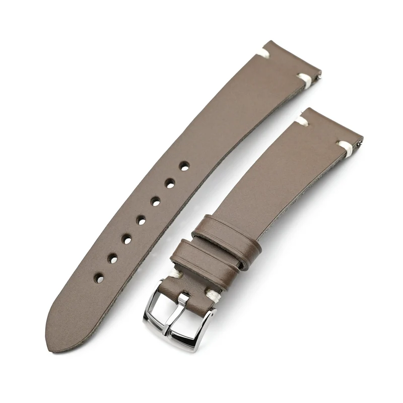 20mm Taupe Buttero Italian Calf Watch Band | Twin-Stitch Quick Release | 20mm