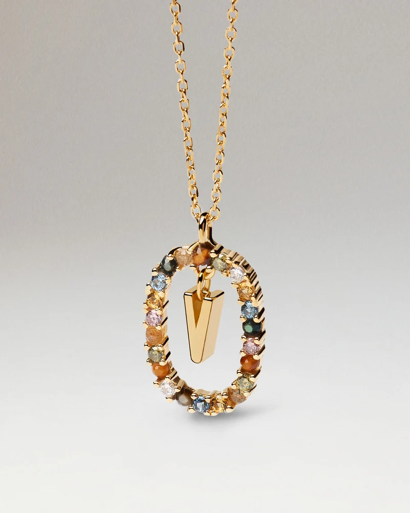 Letter V Necklace