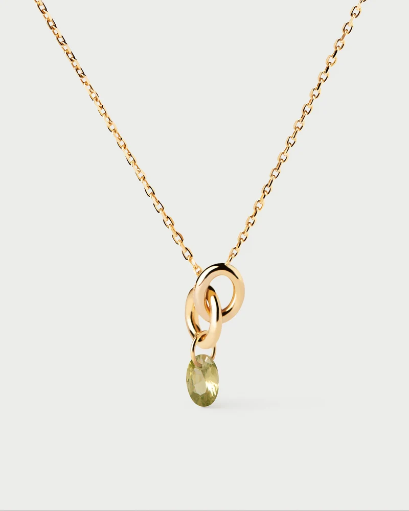 Green Lily necklace