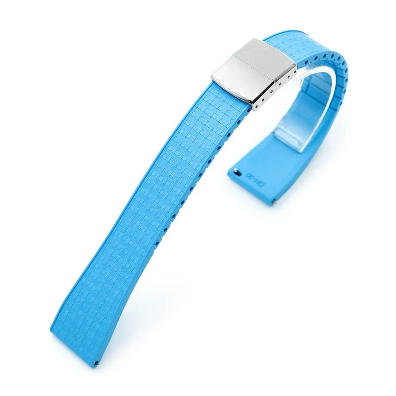 Quick Release FKM29 Sky Blue FKM Rubber watch strap