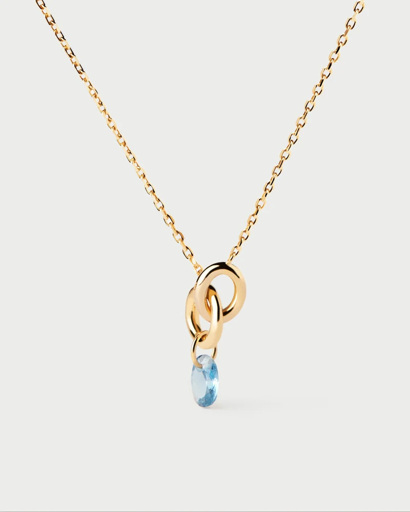 Blue Lily necklace