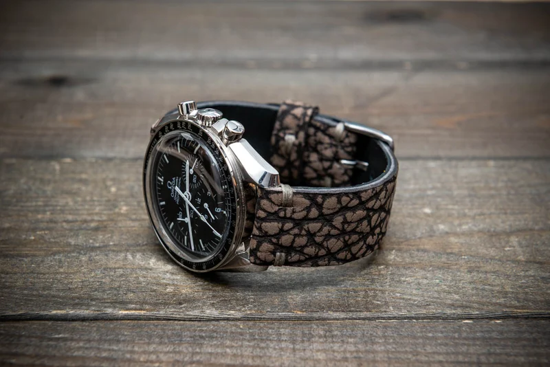 Stone Ridge Bison Leather Watch Strap – Unique Texture, Limited Edition