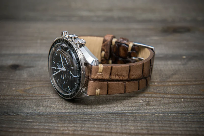 Imperial Cognac Genuine Alligator Watch Band – Classic & Exclusive