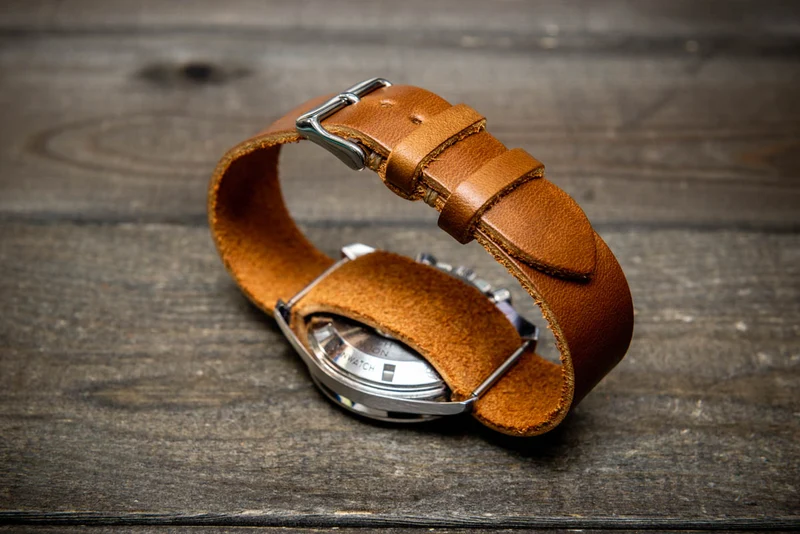 One-piece, single pass watch band, watch strap 10-26 mm