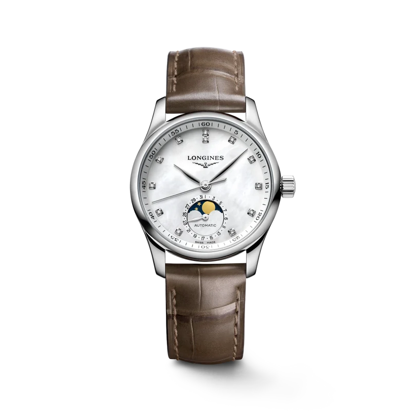 Longines orologio The Longines Master Collection Moonphase 34 mm L2.409.4.87.4