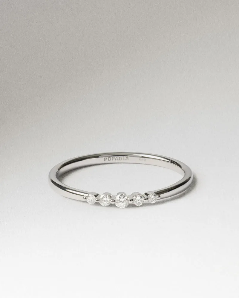 Diamonds and White Gold Vivienne Ring