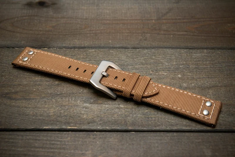 Cordura military grade watch strap, AeroChrono PPL watch band by FinWacthStraps®.