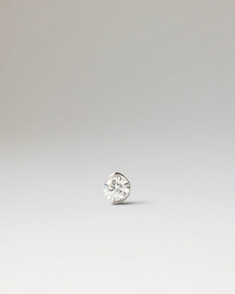 Diamonds and gold Sira single earring