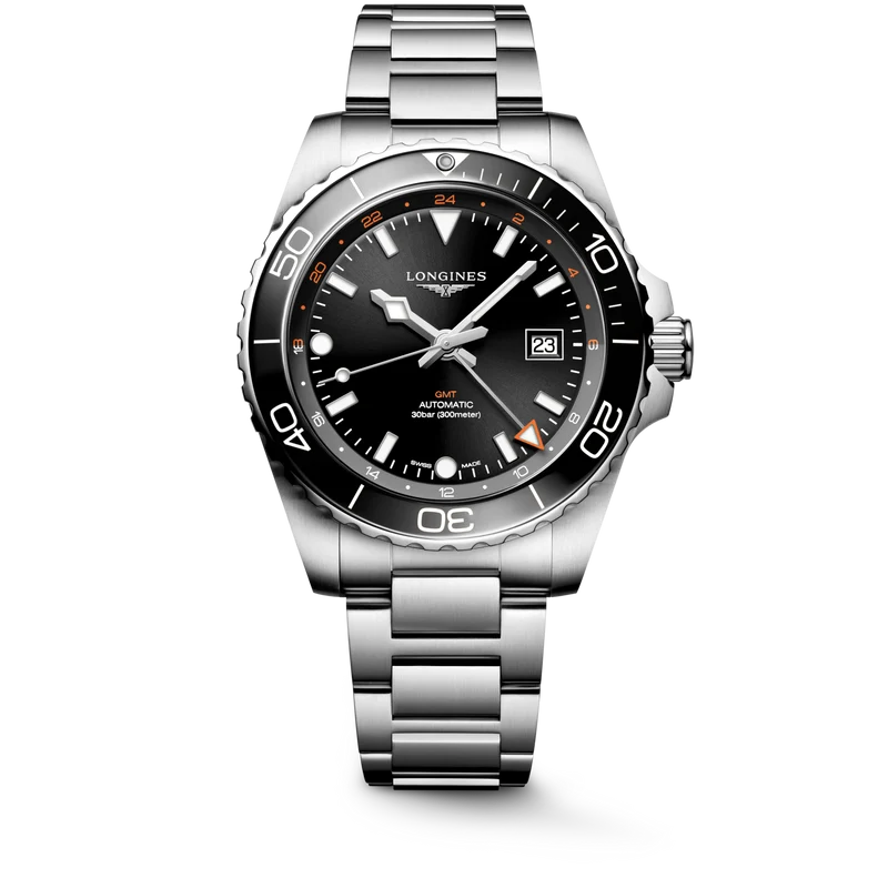 Longines orologio Hydroconquest Gmt 43 mm L3.890.4.56.6