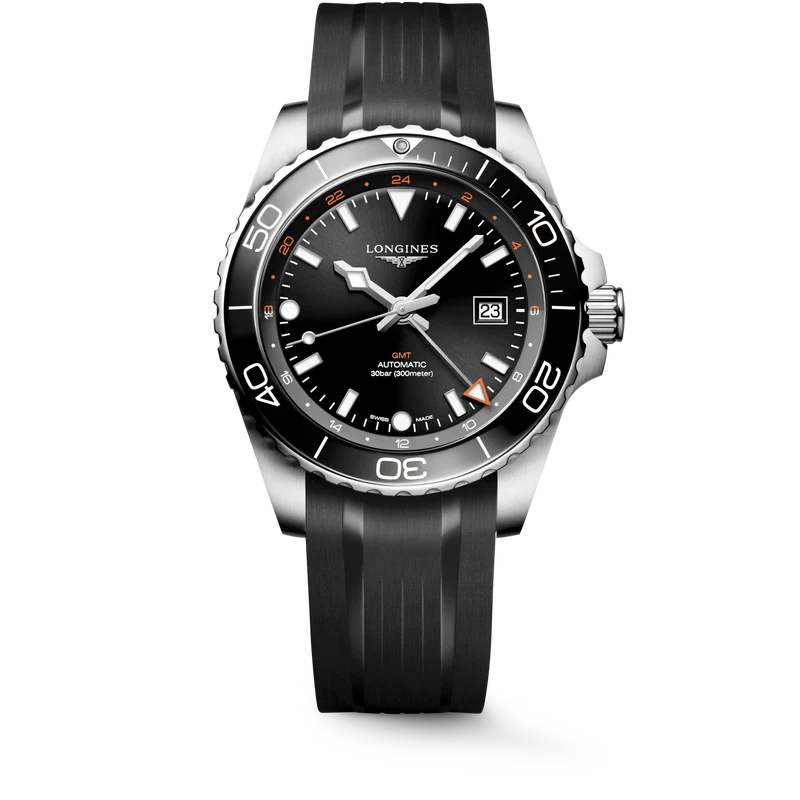 Longines orologio Hydroconquest Gmt 43 mm L3.890.4.56.9