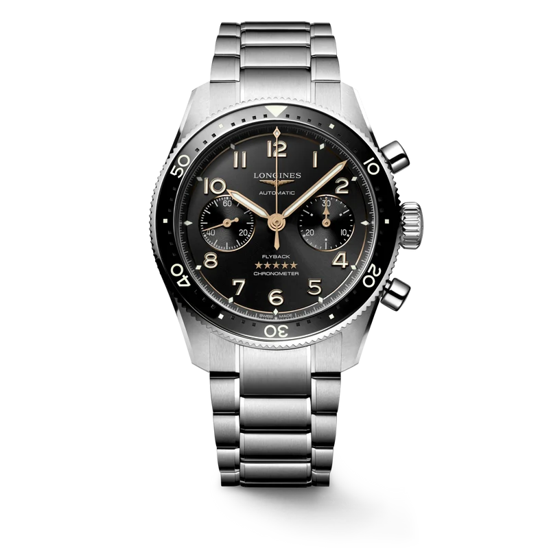 Longines orologio Longines Spirit Flyback 42 mm L3.821.4.53.6