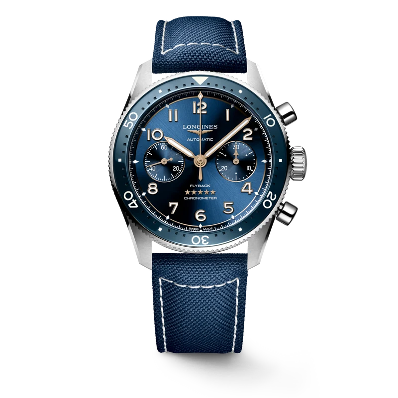 Longines orologio Longines Spirit Flyback 42 mm L3.821.4.93.2