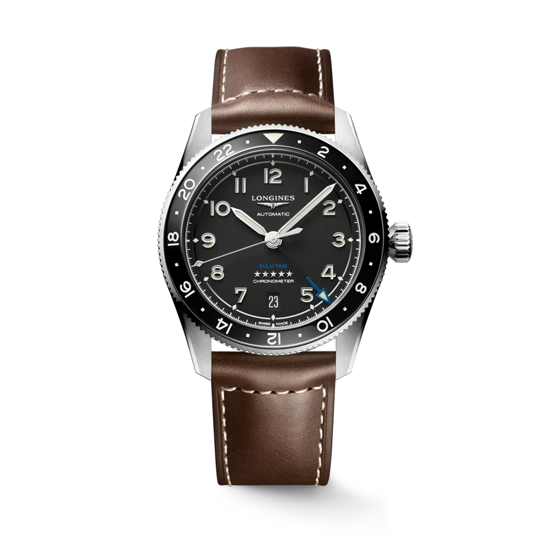Longines orologio Longines Spirit Zulu Time 39 mm L3.802.4.53.2