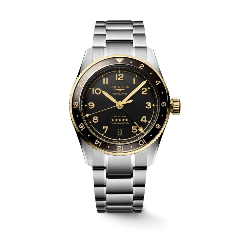 Longines orologio Longines Spirit Zulu Time 39 mm L3.802.5.53.6