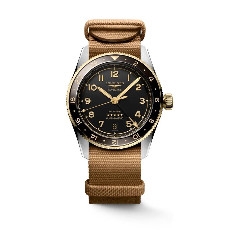 Longines orologio Longines Spirit Zulu Time 39 mm L3.802.5.53.9