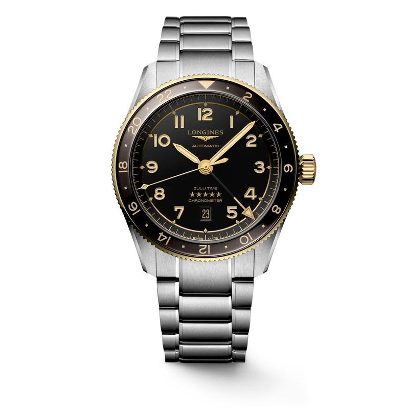 Longines orologio Longines Spirit Zulu Time 42 mm L3.812.5.53.6