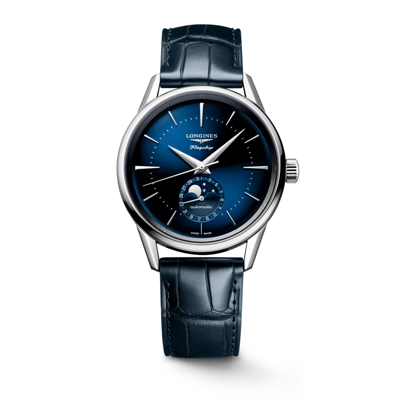 Longines orologio Flagship Heritage Moonphase 38.5 mm L4.815.4.92.2