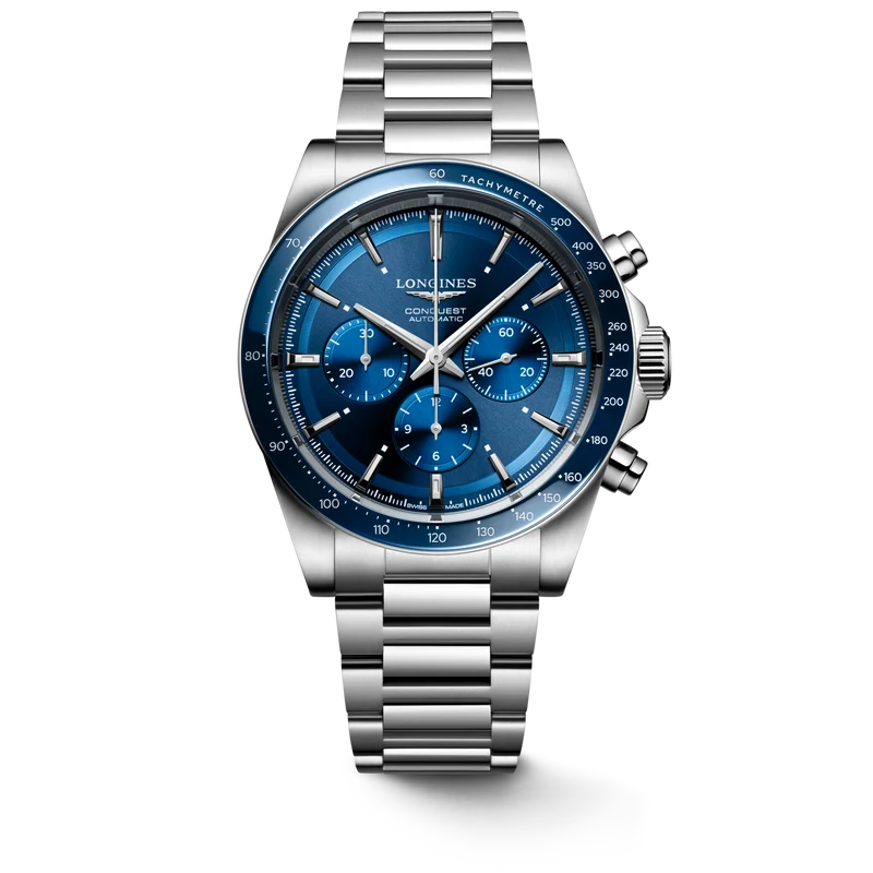 Longines orologio Conquest Chronograph 42 mm L3.835.4.92.6