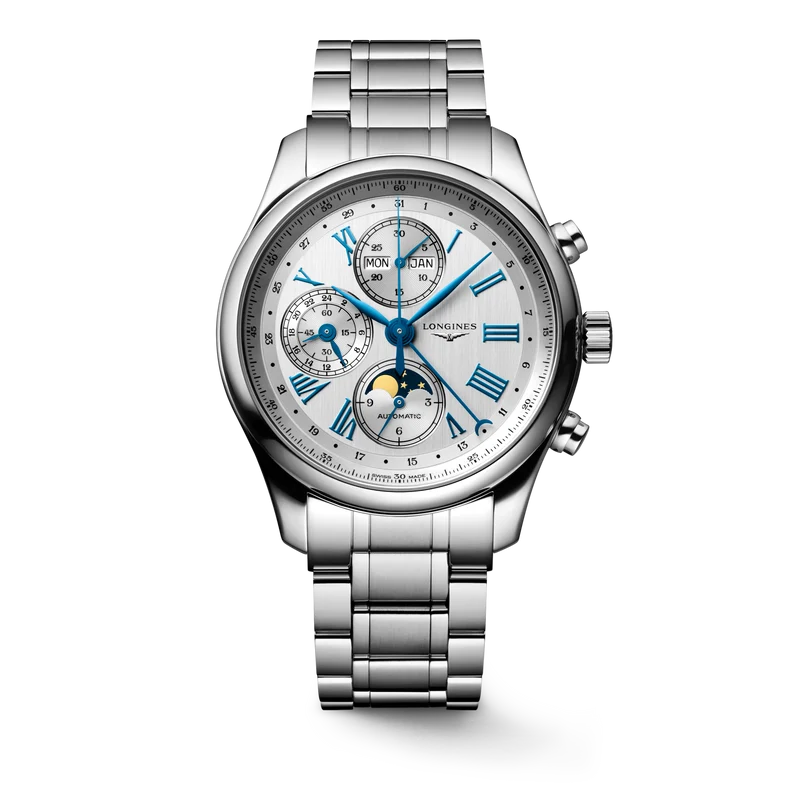 Longines orologio The Longines Master Collection Chrono Moonphase 42 mm L2.773.4.71.6