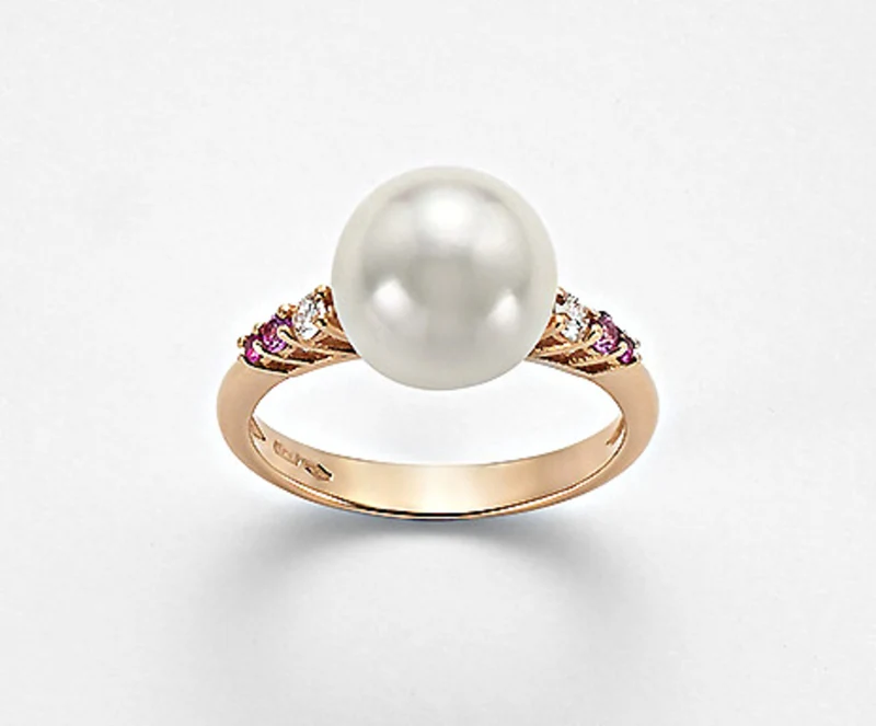 Nihama an 18k fw 10/10,5 dia ct.0,10 zaff.rosa ct.0,09 ru bini ct.0,04 NA0693O3FABI100