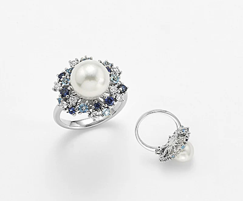 Nihama an 18k sspw 10/11 ct.0,35 zaffiri blu e topazi azz urri ct.1,09 NA0692O4SABI100