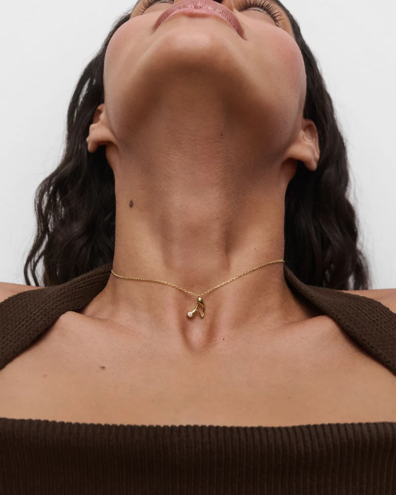 Initial pendant necklace