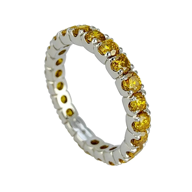 X-Diamond anello girodito diamanti lab grown fancy yellow XDAFP1202FY-12-24352110021