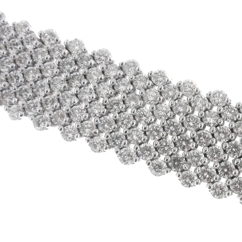 World Diamond Group bracciale tennis a fascia pave' XB5334OBD-10154000033