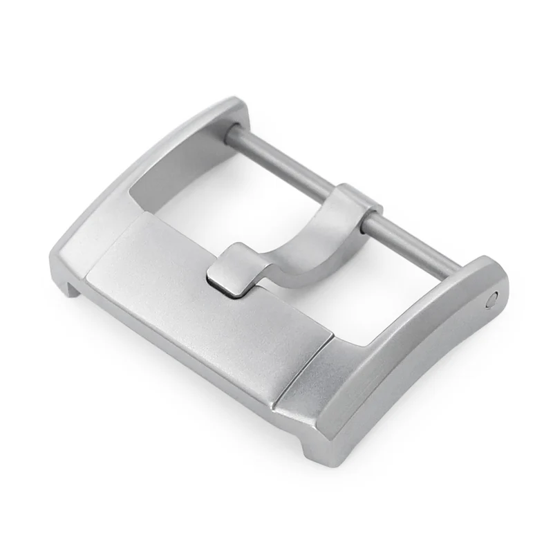 20mm Stainless Steel 316L Screw-in Buckle IWC-Style Sandblasted Finish