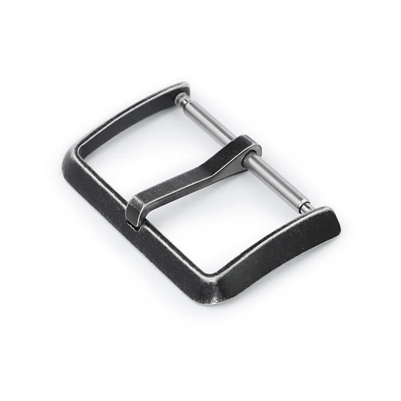 20mm, 22mm #57 Classic 2mm Tongue Buckle, leather watch band buckle, Retro Raw Finish