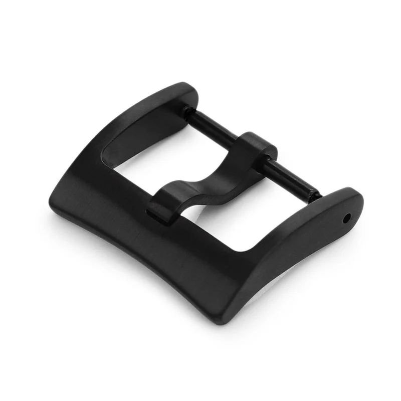 Classic Tang PVD Black Buckle 16mm 18mm 20mm for Leather Watch Straps