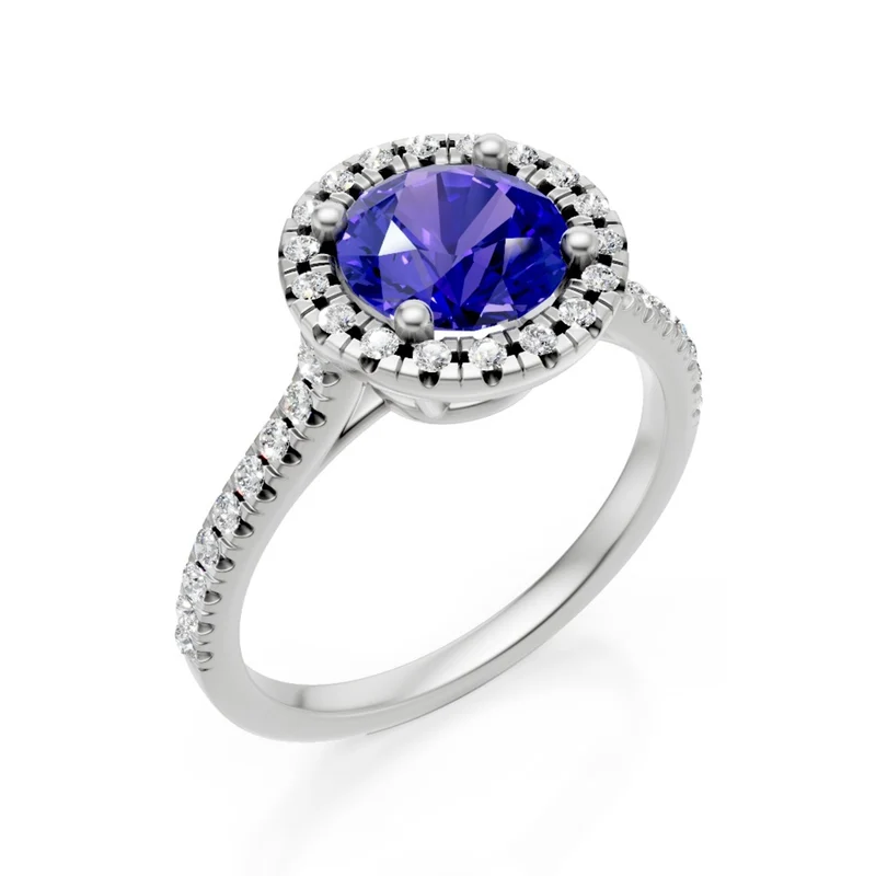 Golay anello tanzanite round 7,00mm contorno e gambo inc ACLC652DTZ77-25083110052