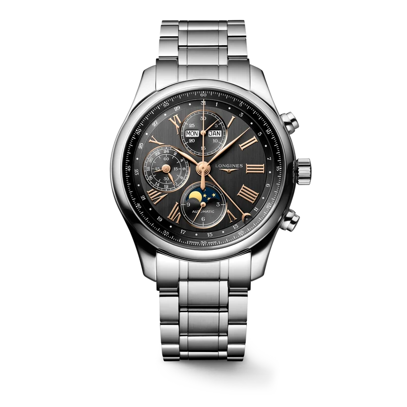 Longines orologio The Longines Master Collection Chrono Moonphase 42 mm L2.773.4.61.6