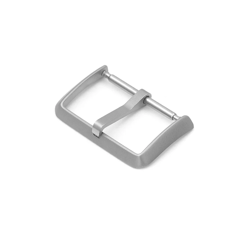 16mm, 18mm, 20mm to 23mm #57 Classic 2mm Tongue Buckle, leather watch band buckle, Sandblasted Finish