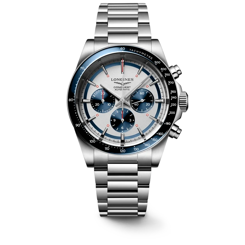 Longines orologio Conquest Chronograph 42 mm L3.835.4.98.6