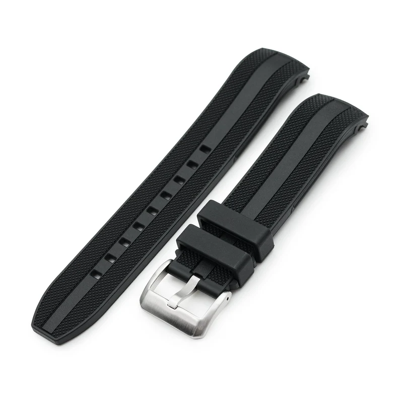 StrapXPro SPX1C Black Rubber Strap for Seiko 62MAS SPB SBDC Series
