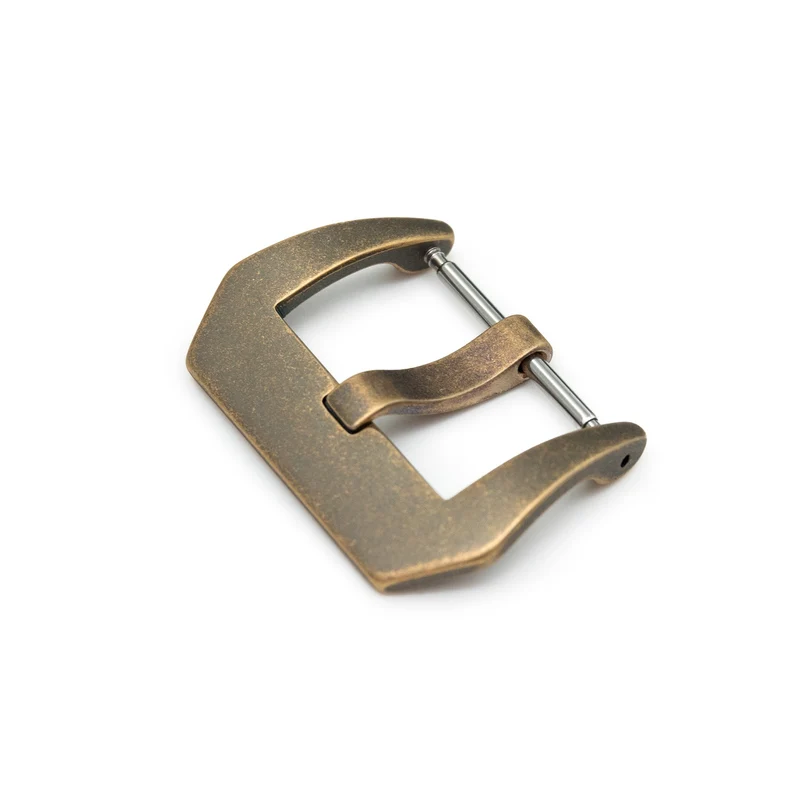 20mm, 22mm #55 High Quality 316L Stainless Steel Sporty PV Spring Bar 4mm Tang Buckle, Retro IP Bronze