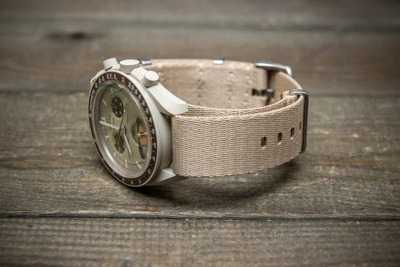Military Nylon Watch Strap, Army Style Single Pass Watch Band by FinWatchStraps®,watch lugs 20 mm,22 mm.