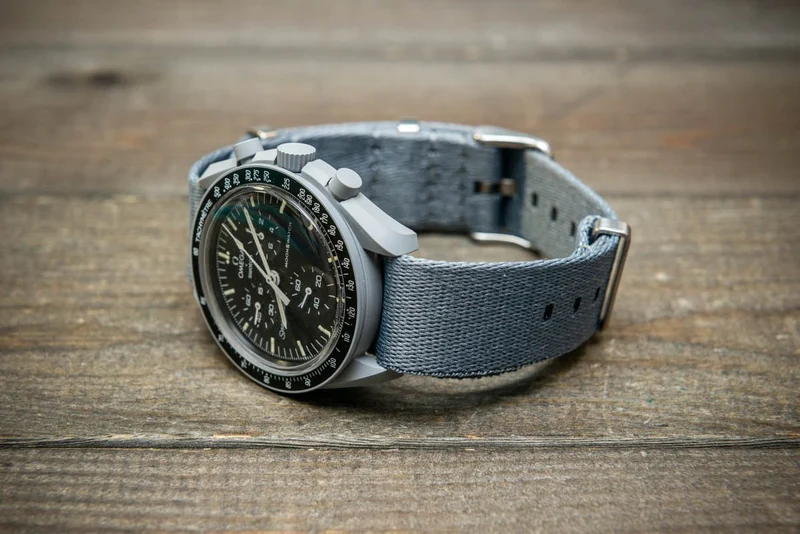 Military Nylon Watch Strap, Army Style Single Pass Watch Band by FinWatchStraps®,watch lugs 20 mm,22 mm.