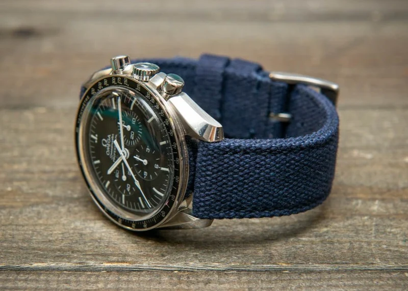Vintage canvas watch strap: 18 mm, 19 mm, 20 mm, 21 mm, 22 mm, 23 mm, 24 mm