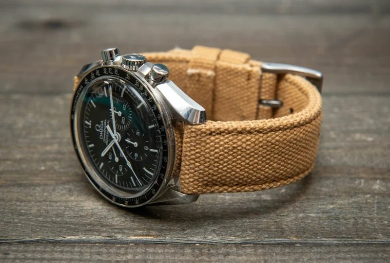 Vintage canvas watch strap: 18 mm, 19 mm, 20 mm, 21 mm, 22 mm, 23 mm, 24 mm